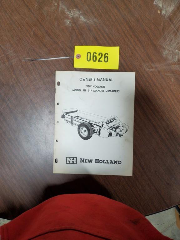 New Holland 511-517 Manure Spreader Manual