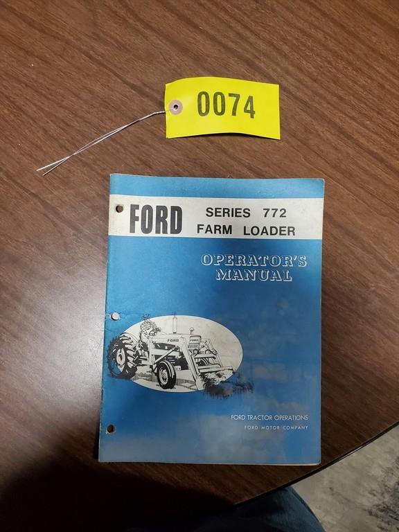 Ford 772 Loader Manual