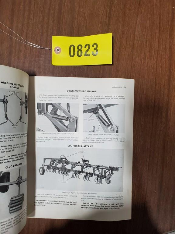 John Deere RM Cultivator Manual