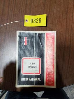 International 425 Baler Manual