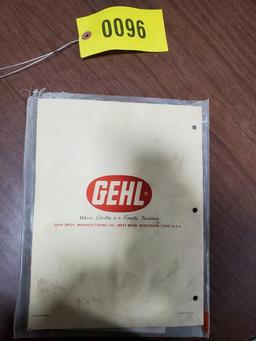 Gehl 65MX Mixer Mill Manual