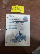 Ford CM222-CM274 Self Propelled Mower Manual