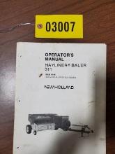 New Holland Hayliner Baler 311 & 70 Thrower Manual