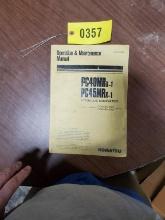 Komatsu PC-40MRX-1 Excavator Manual