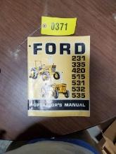 Ford 231-535 Tractor Manual