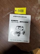 Kubota RTV1100 UTV Manual