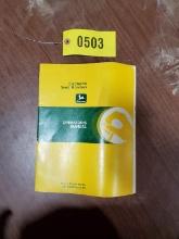 John Deere Electric Seed Monitors Manual