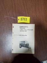 New Holland 346-365 Tank Spreader Manual