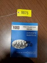 Ford 310 Unit Planter Manual