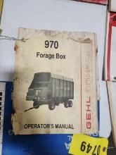 Gehl 970 Chopper Box Manual