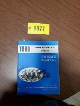 Ford 310 Unit Planter Manual