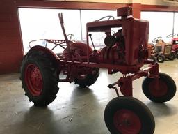 The Red E 4 Wheel TractorGarden Tractor