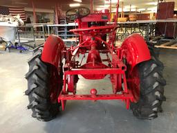 The Red E 4 Wheel TractorGarden Tractor