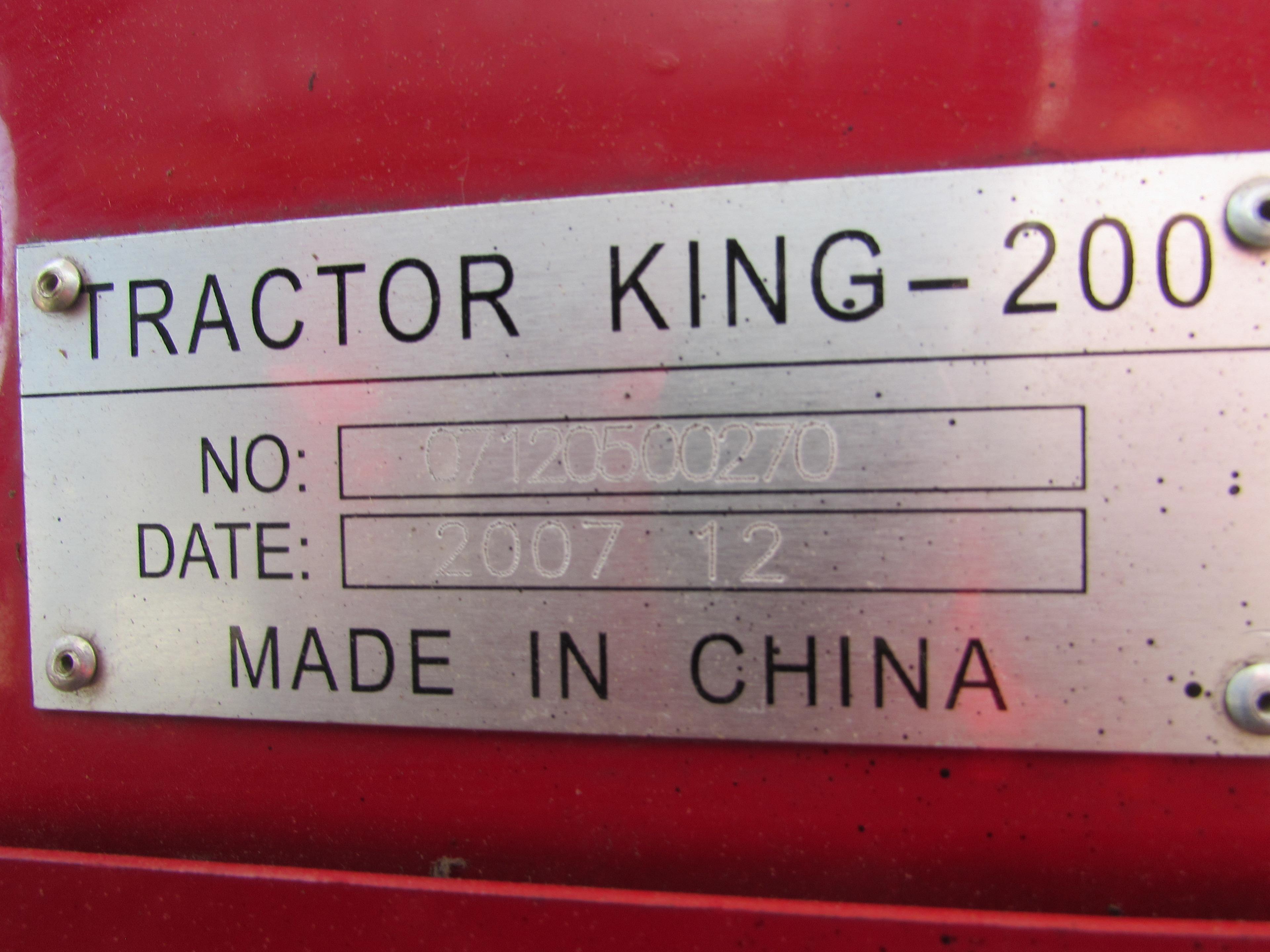 2007 Tractor King 200 Diesel