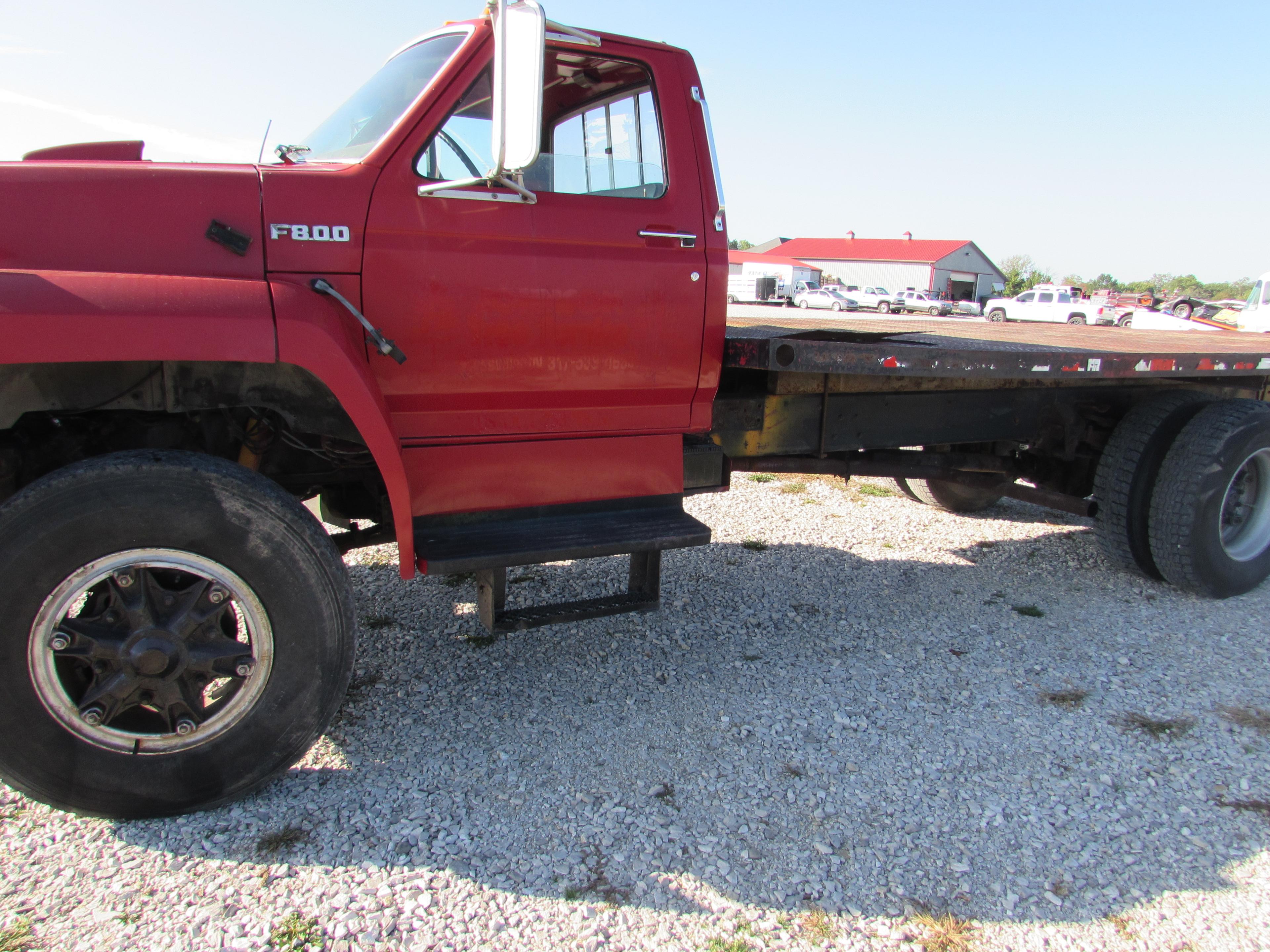 1989 Ford F800 Flat Bed Miles: Exempt