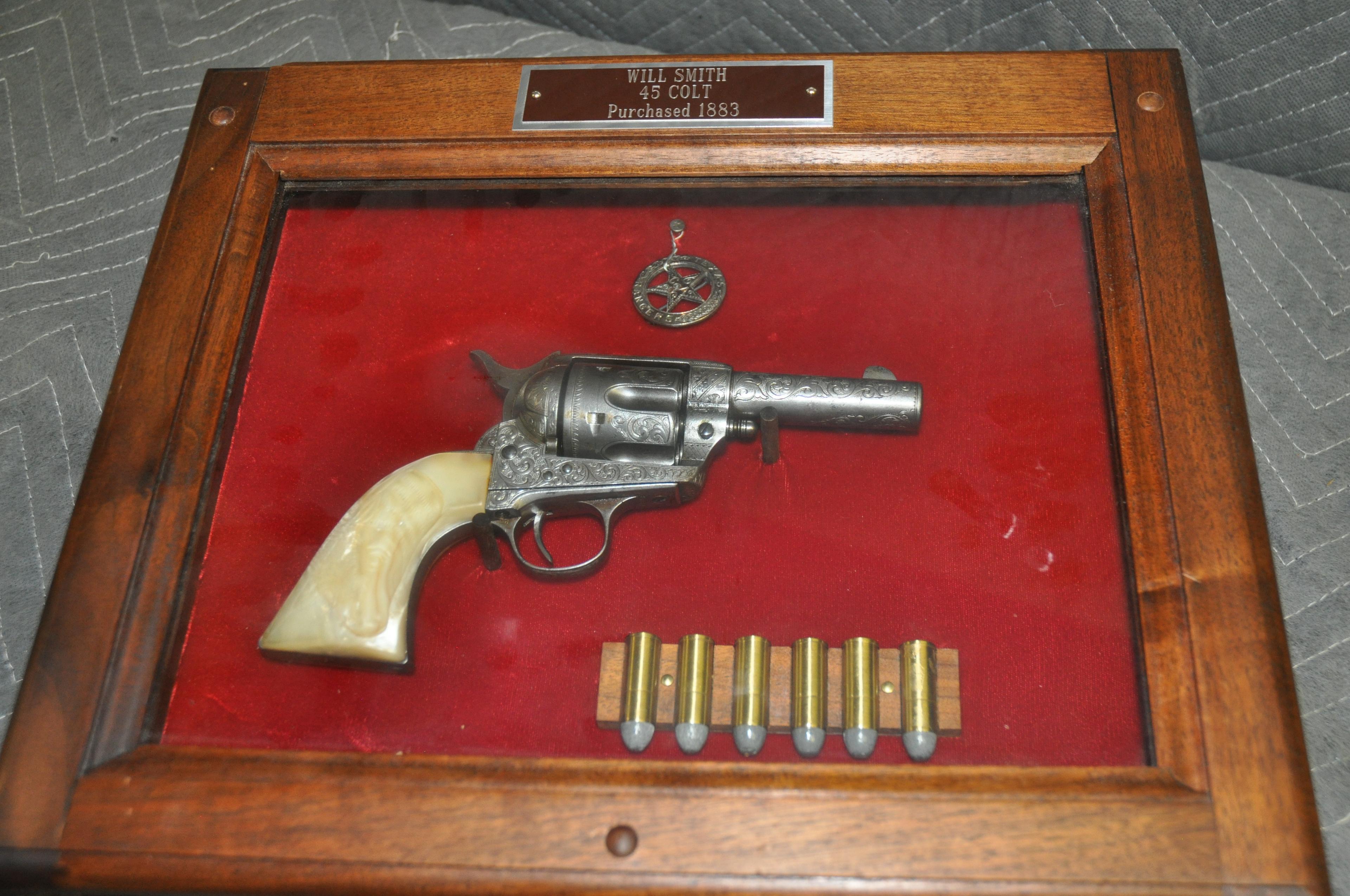 Custom Antique Revolver Display