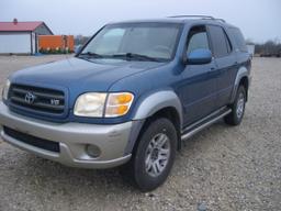 2001 Toyota Sequia SR5 Miles: 284,985