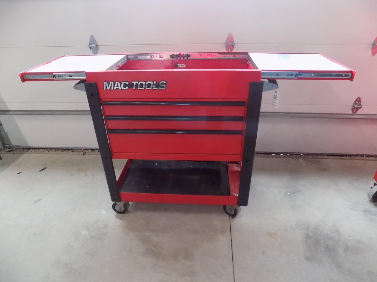Mac Tools Roll around tool cart sliding top
