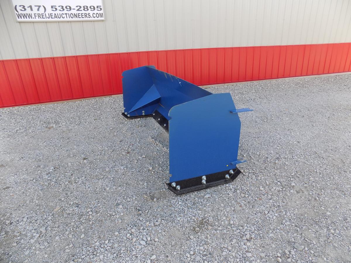 (Unused) 8' QT Snow Pusher To Fit Skid Steer