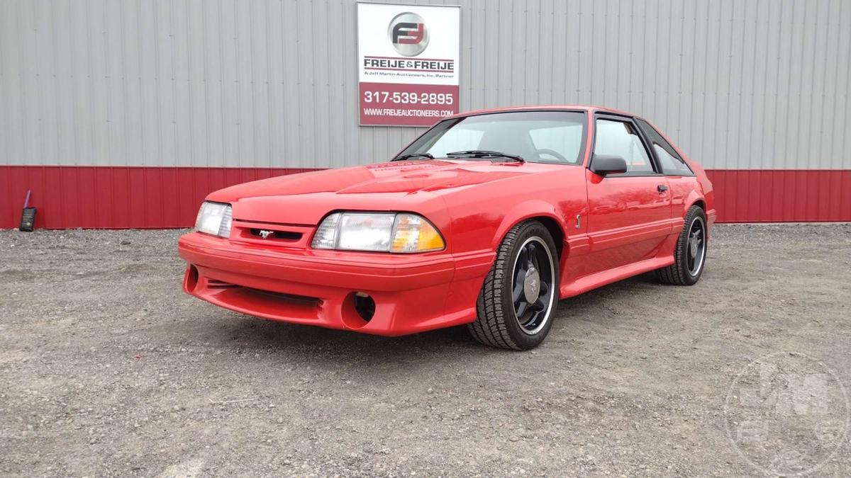 1993 FORD MUSTANG SVT COBRA R VIN: 1FACP42D7PF179862