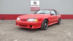 1993 FORD MUSTANG SVT COBRA R VIN: 1FACP42D7PF179862