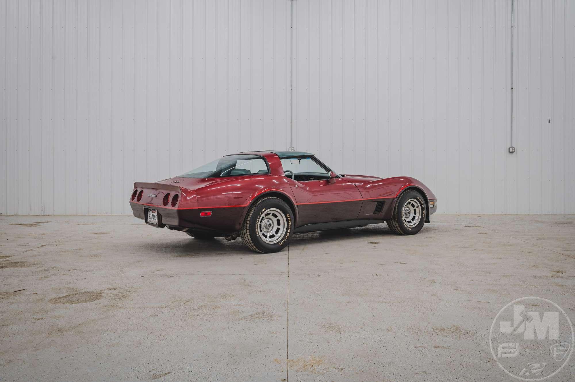 1981 CHEVROLET CORVETTE VIN: 1G1AY8763B5101120 2 DOOR COUPE