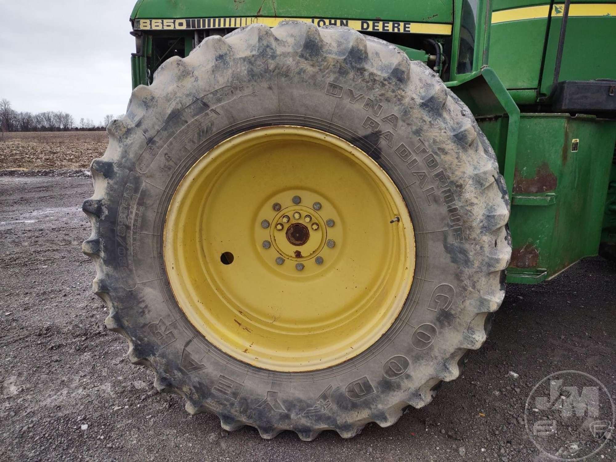 1985 JOHN DEERE 8650 4X4 TRACTOR SN: RW8650H007070