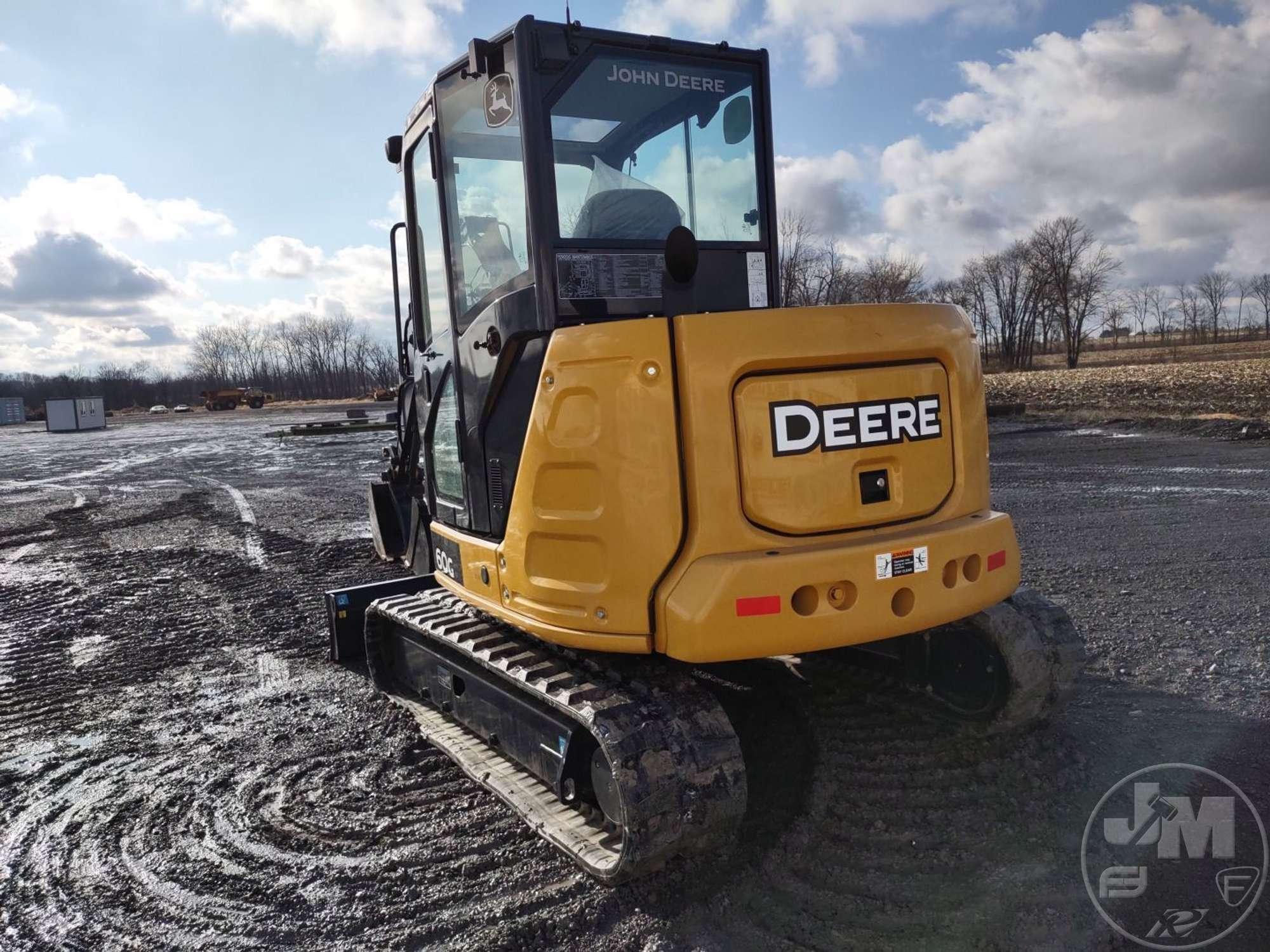 2019 DEERE 60G HYDRAULIC EXCAVATOR SN: 1FF060GXCKJ291056