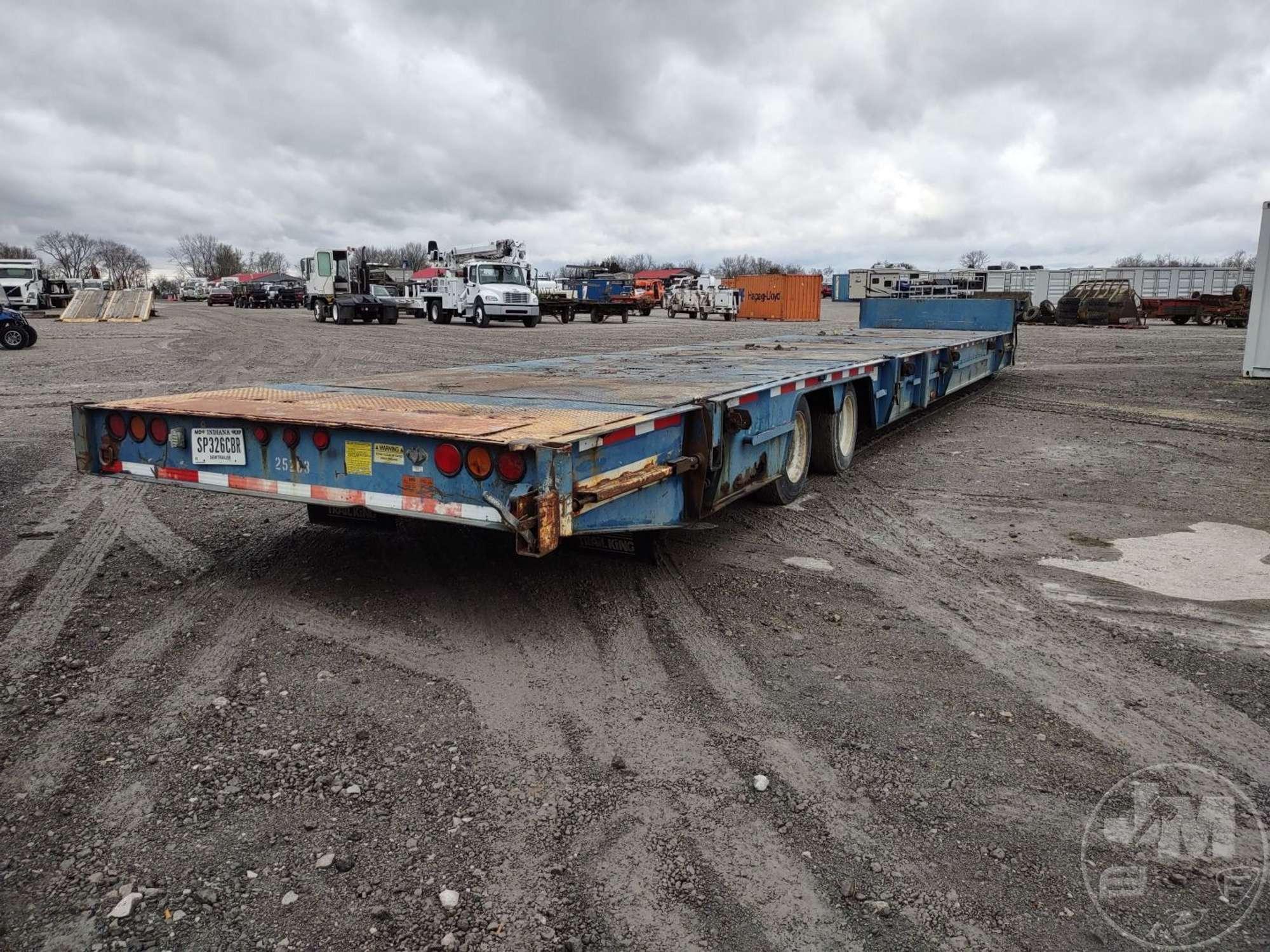 2006 TRAIL KING DROP DECK STEEL STEPDECK TRAILER VIN: 1TKB053246M065933