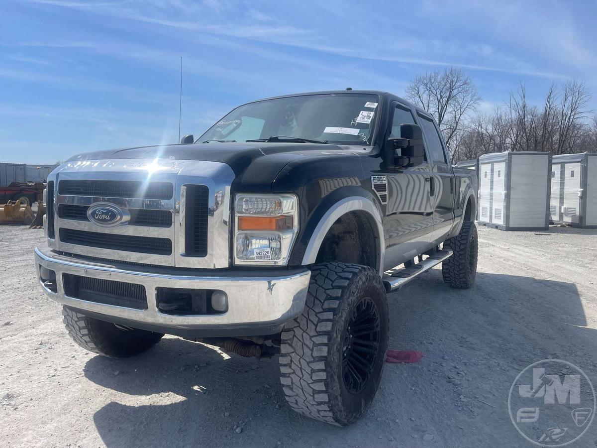 2008 FORD F-350 LARIAT VIN: 1FTWW31R68EA38189 CREW CAB 4X4 PICKUP