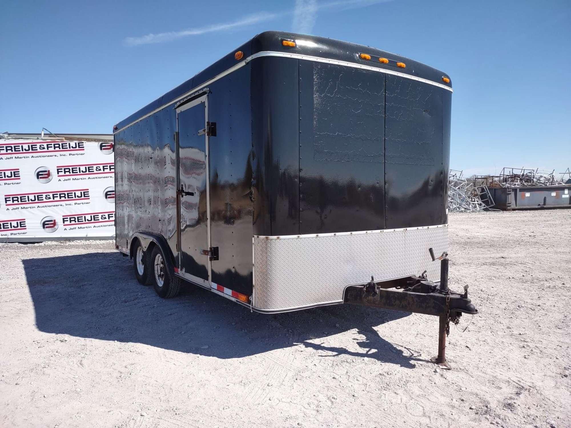 1993 UNITED EXPRESSLINE 8500 ENCLOSED TRAILER 8'X16' VIN: 48B500G22P1007491