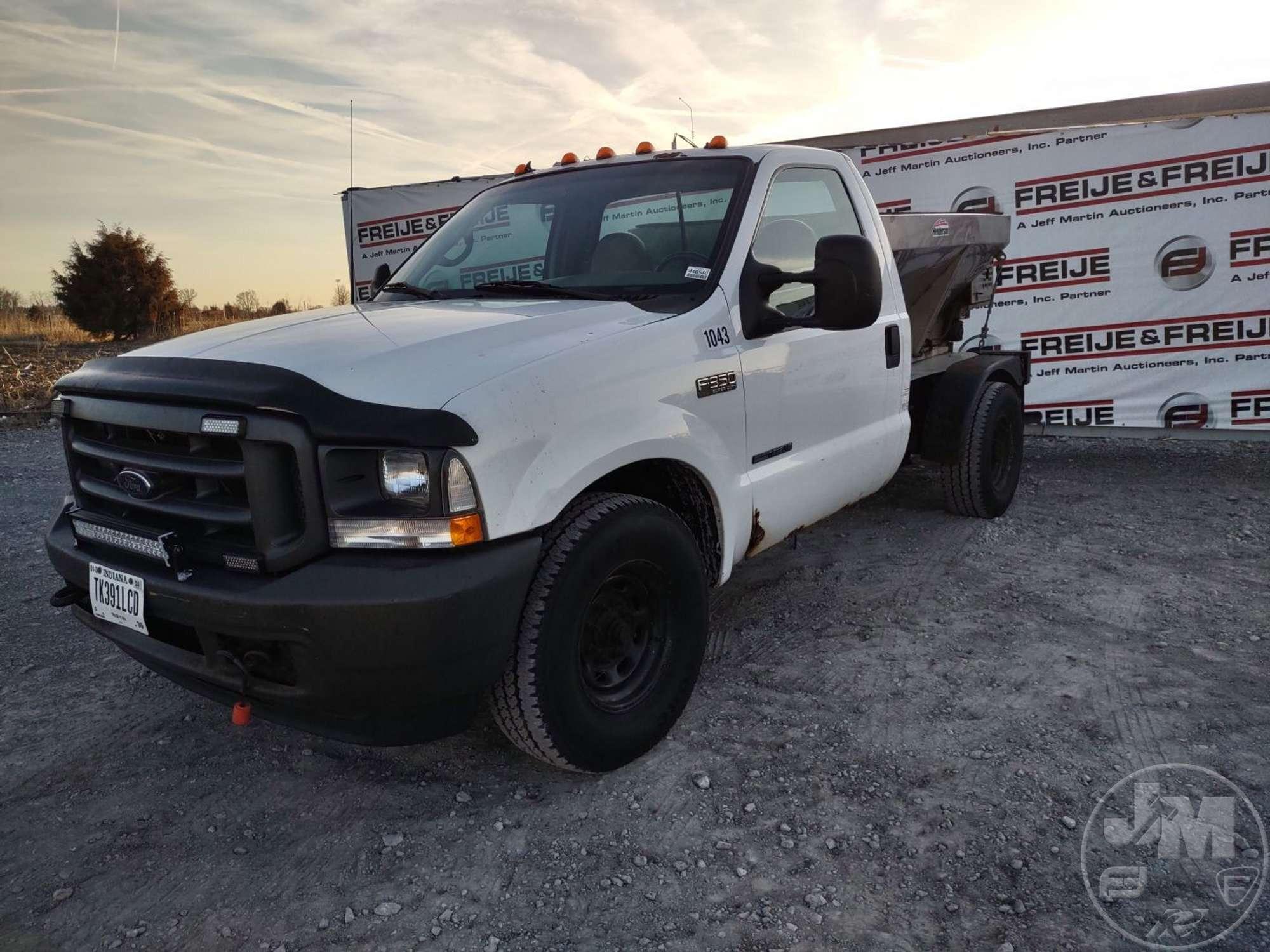 2002 FORD F-350 REGULAR CAB PICKUP VIN: 1FDSF30F22EA41051