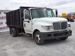 2013 INTERNATIONAL TERRASTAR SFA 4X2 SINGLE AXLE REGULAR CAB FLATBED TRUCK VIN: 1HTJSSKK4DH350959