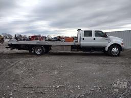 2013 FORD F-650 SINGLE AXLE ROLLBACK TRUCK VIN: 3FRWW6FC3DV491953