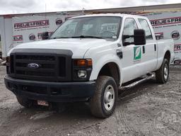 2008 FORD F-250 XL CREW CAB 4X4 PICKUP VIN: 1FTSW21568EB34250