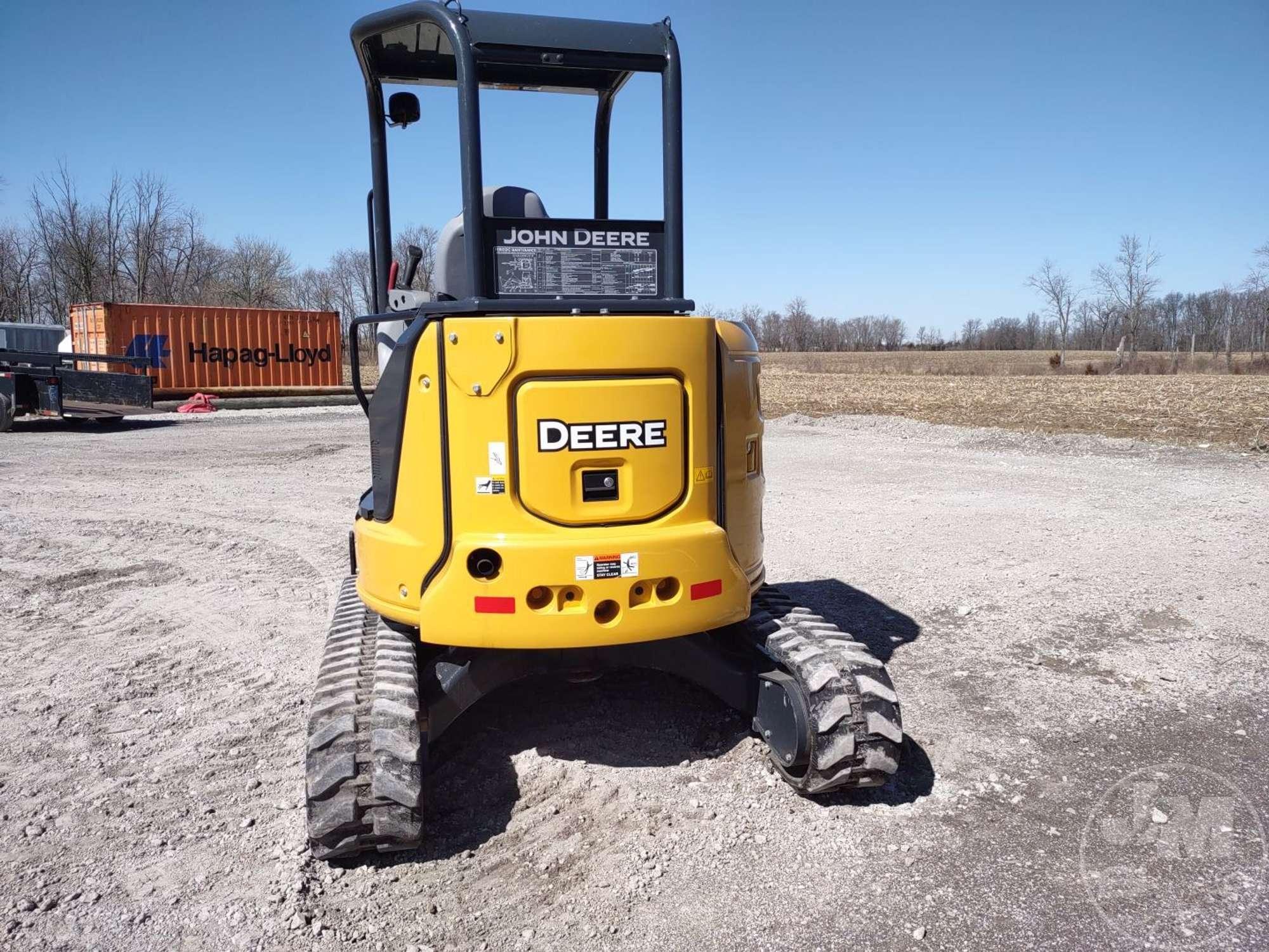 2020 DEERE 35G MINI EXCAVATOR SN: 1FF035GXLLK289673