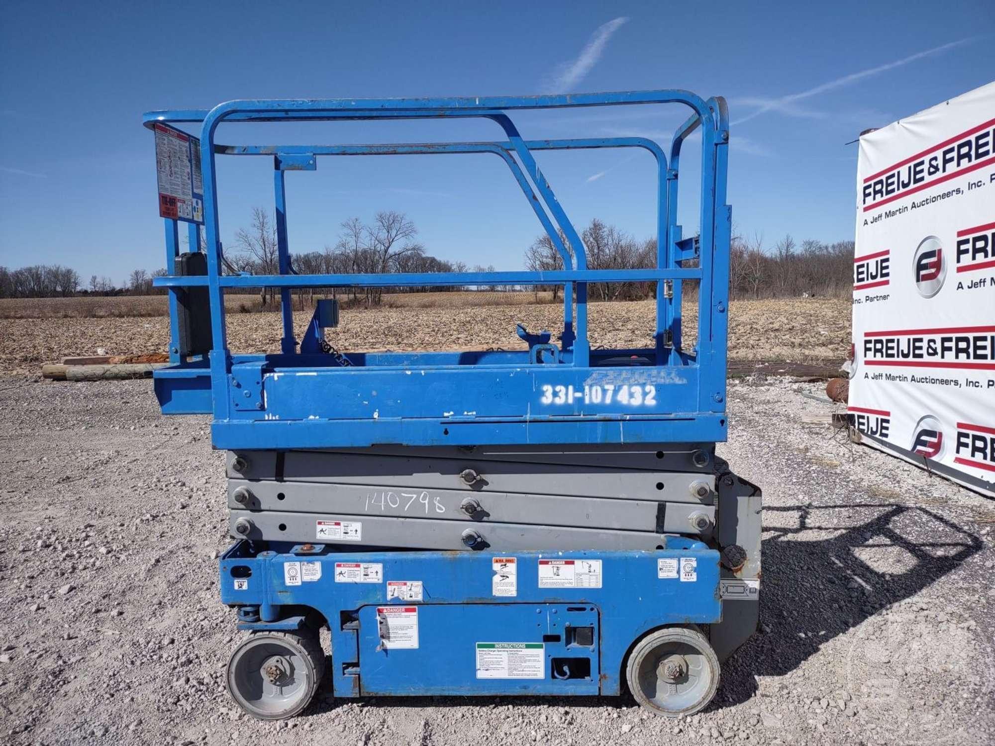 2014 GENIE GS-1930 25 SCISSOR LIFT SN: GS3015A-140798