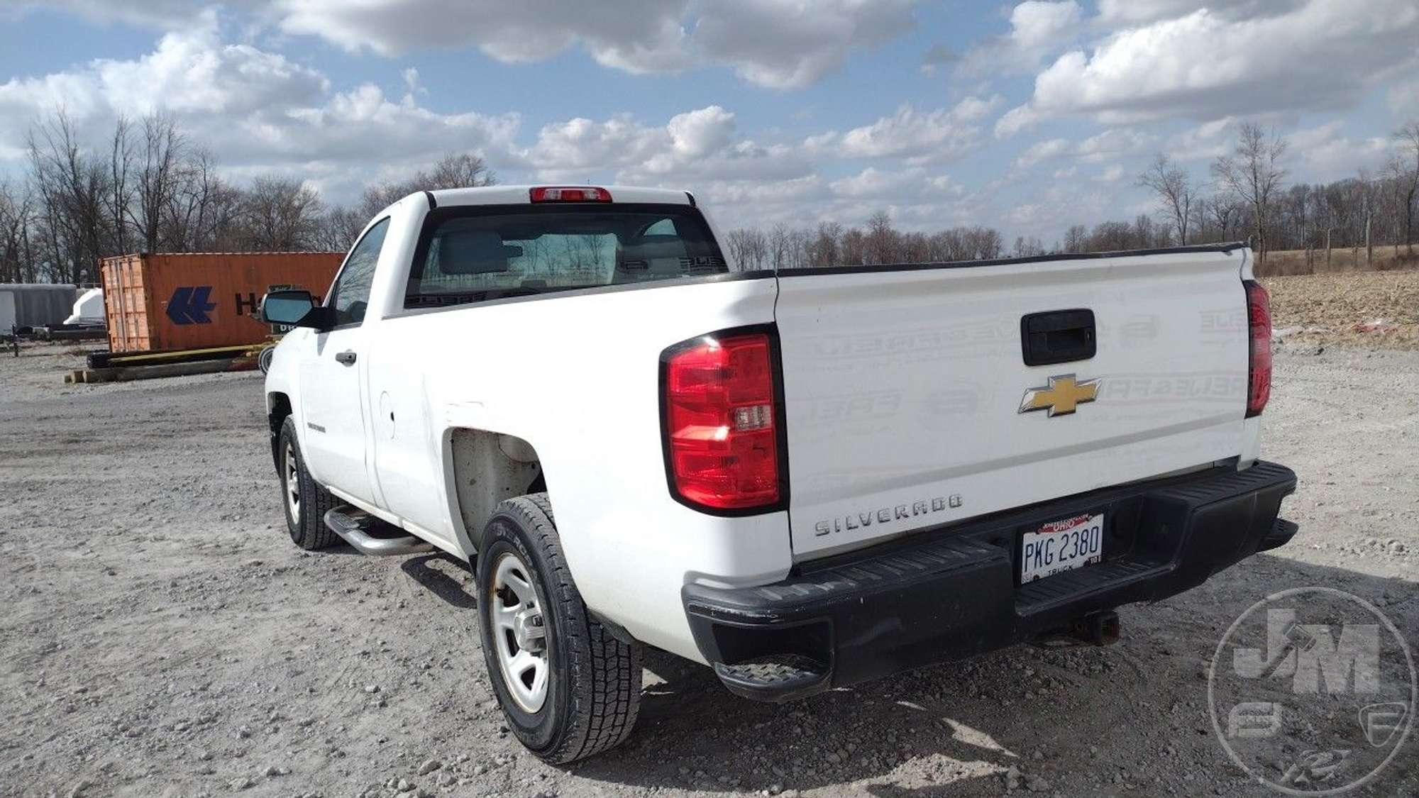 2014 CHEVROLET SILVERADO REGULAR CAB PICKUP VIN: 1GCNCPEH5EZ270848