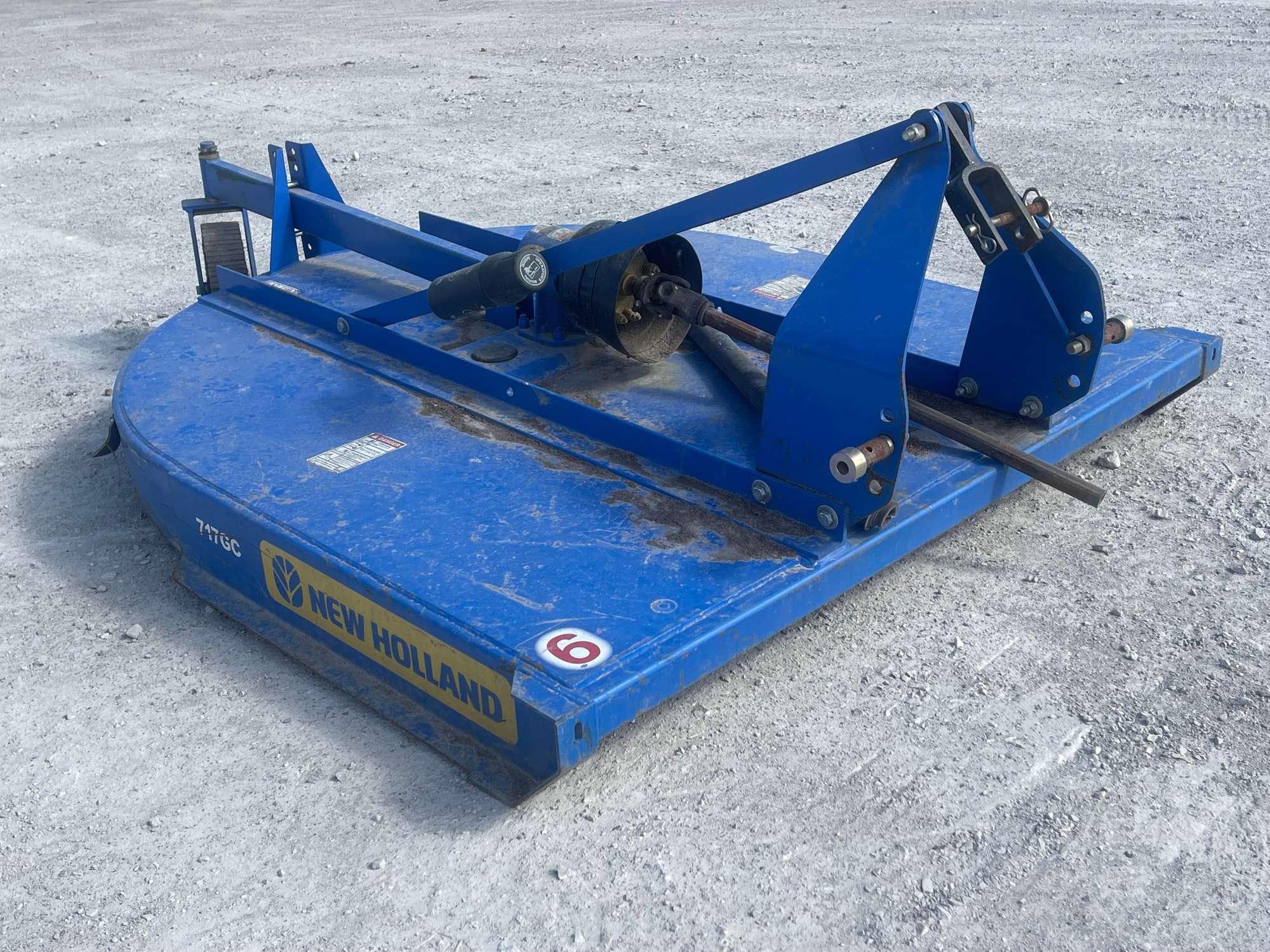 2015 NEW HOLLAND 717GC 7' SN: YFWB20018 ROTARY MOWER