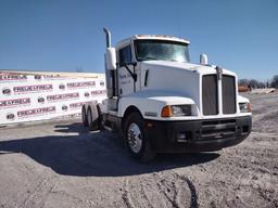 1990 KENWORTH T600A11 TANDEM AXLE DAY CAB TRUCK TRACTOR VIN: 1XKADR9X4LS540204