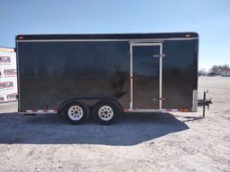 1993 UNITED EXPRESSLINE 8500 ENCLOSED TRAILER 8'X16' VIN: 48B500G22P1007491