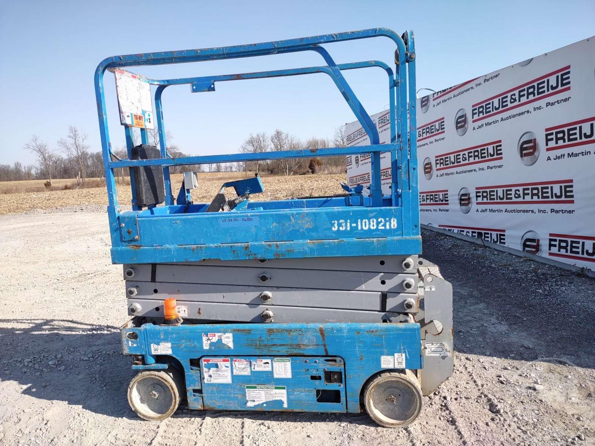 2016 GENIE GS-1930 25 SCISSOR LIFT SN: GS3016P-152533