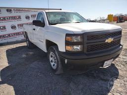 2014 CHEVROLET SILVERADO 1500 REGULAR CAB PICKUP VIN: 1GCNCPEHXEZ331241