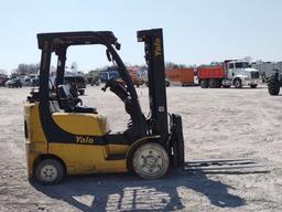 YALE CUSHION TIRE FORKLIFT SN: A910V06281D