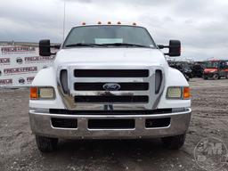 2013 FORD F-650 SINGLE AXLE ROLLBACK TRUCK VIN: 3FRWW6FC3DV491953