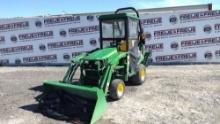 2022 JOHN DEERE 1025R 4X4 TRACTOR W/ LOADER SN: 1LV1025RAMM827730