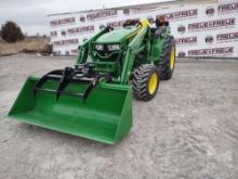 2022 JOHN DEERE 4052M 4X4 TRACTOR W/ LOADER SN: 1LV4052MJNN701091