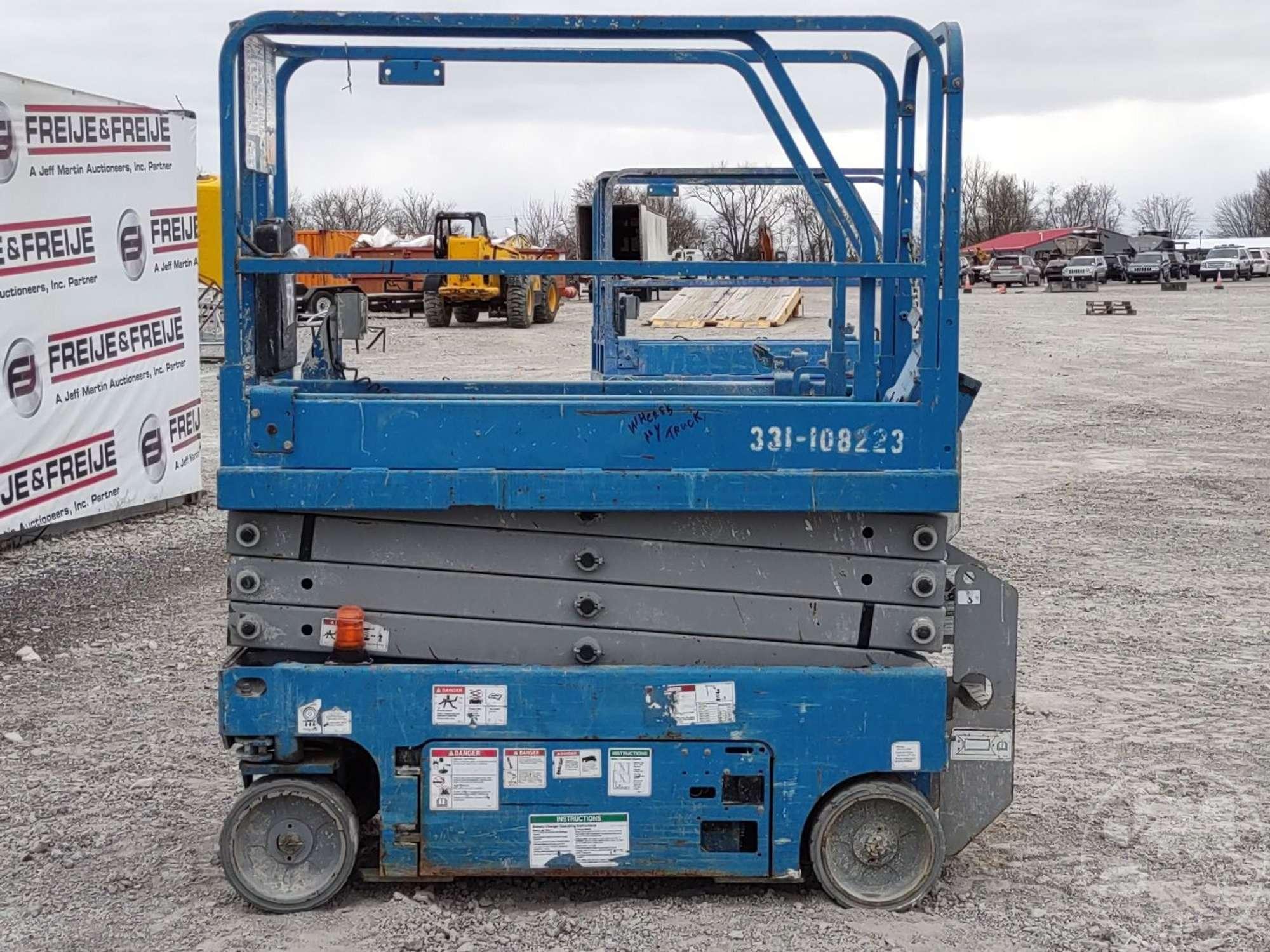 2016 GENIE GS-1930 25 SCISSOR LIFT SN: GS3016P-152535