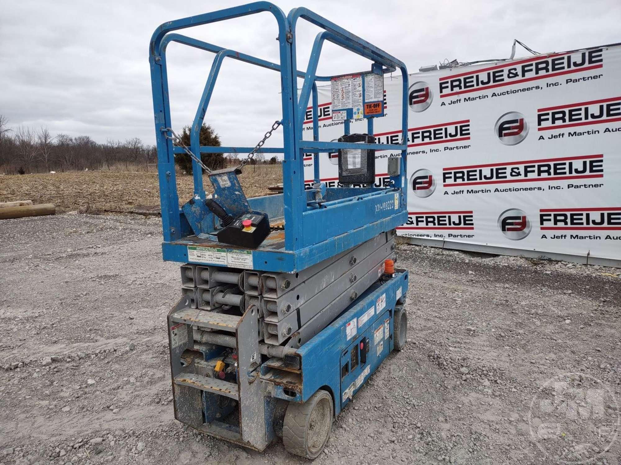 2016 GENIE GS-1930 25 SCISSOR LIFT SN: GS3016P-152535