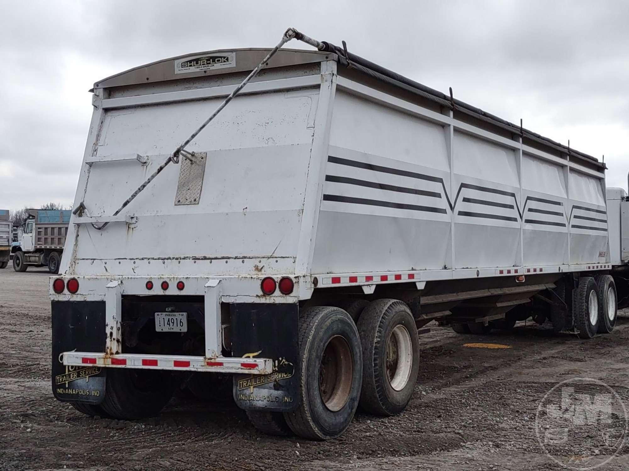 1997 WHEELER STEEL WORKS WHEELER STEEL WORKS, INC. HOPPER BOTTOM TRAILER VIN: 1W9FNGZ28VM011128